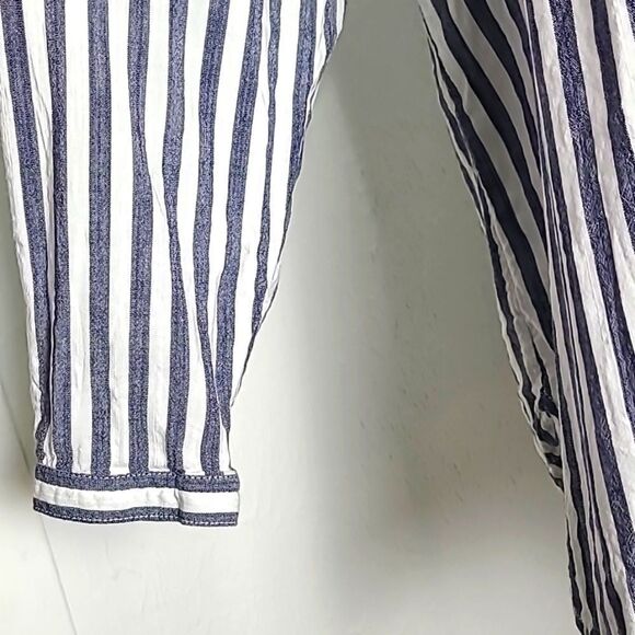 Old Navy Blue & White Stripe Pullover Longsleeve Top, Size XL - Picture 4 of 8